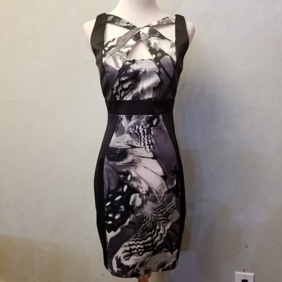 Jax Dresses & Skirts - Jax detailed cutout sleeveless dress women's size 2 (G25)